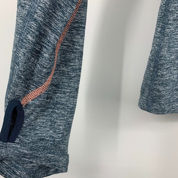 Nike Top Blue Pink Element 1/2 Zip Pullover Long Sleeve Running - Picture 3 of 8